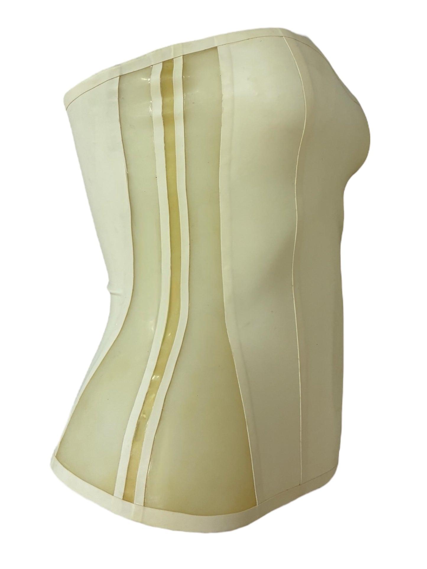 05- striped bustier